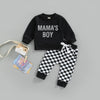 MAMA'S BOY Checkered Outfit