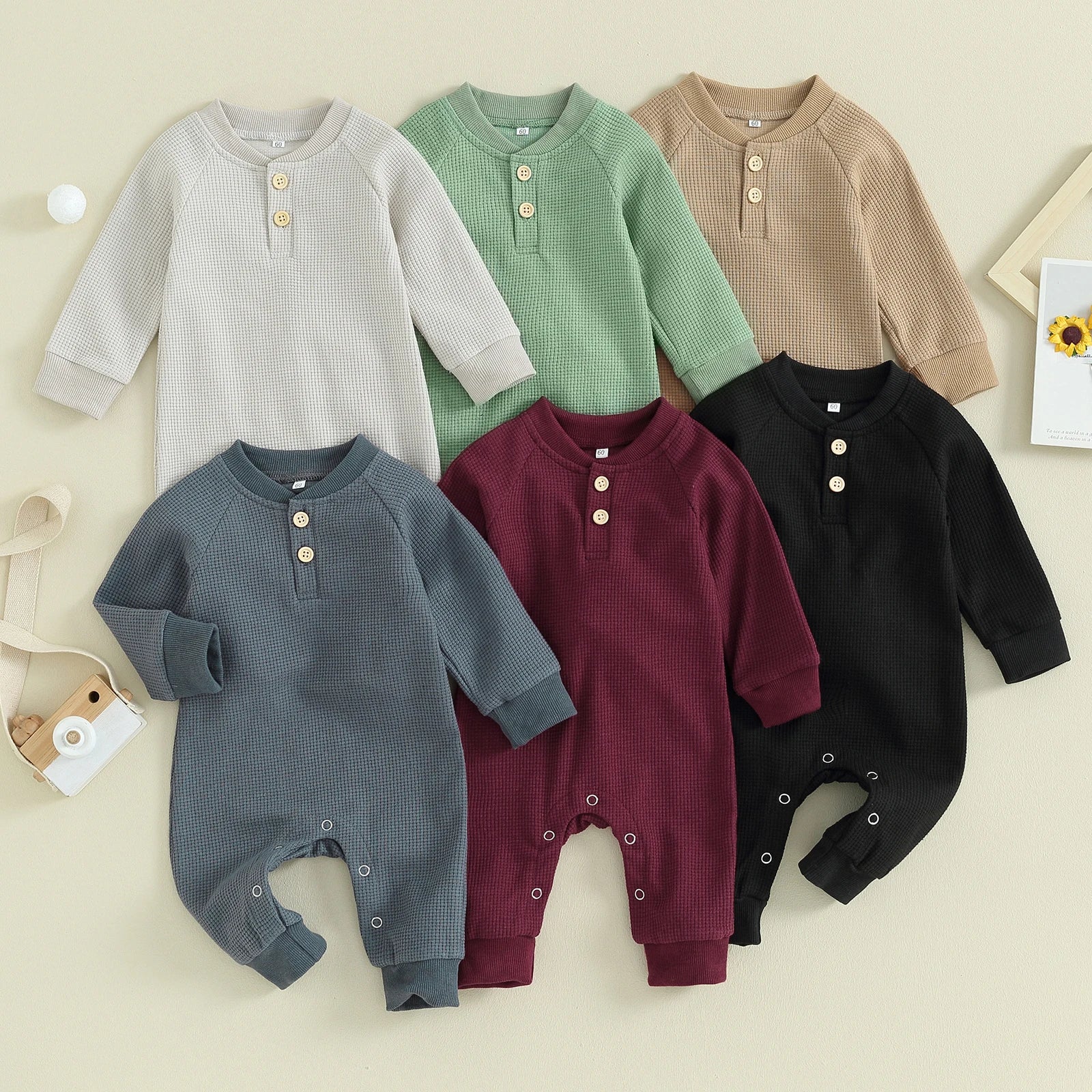 JAX Waffle Knit Jumpsuit