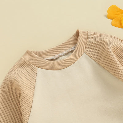 OSKER Waffle Knit Long-Sleeve Onesie