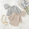 COVE Knitted Romper with Beanie