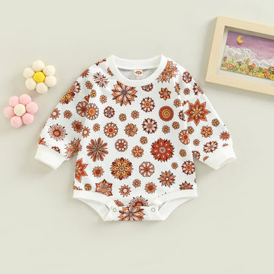 FLOWER LOVE Long-Sleeve Onesie