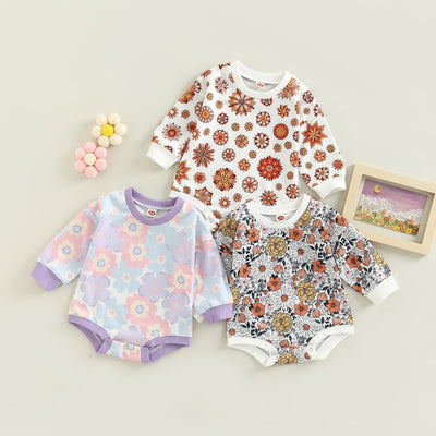FLOWER LOVE Long-Sleeve Onesie