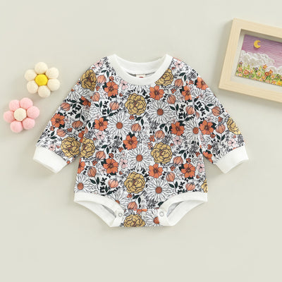 FLOWER LOVE Long-Sleeve Onesie