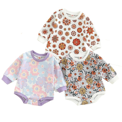 FLOWER LOVE Long-Sleeve Onesie