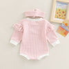 KIRBY Striped Knitted Romper with Headband
