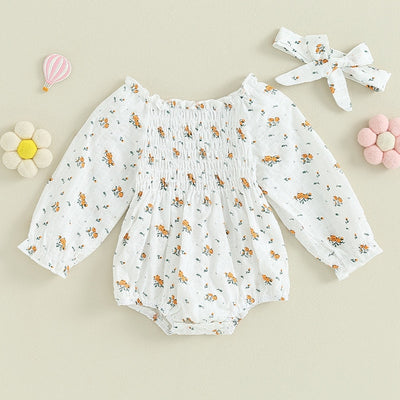 PENELOPE Floral Smocked Romper