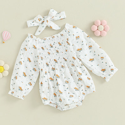 PENELOPE Floral Smocked Romper