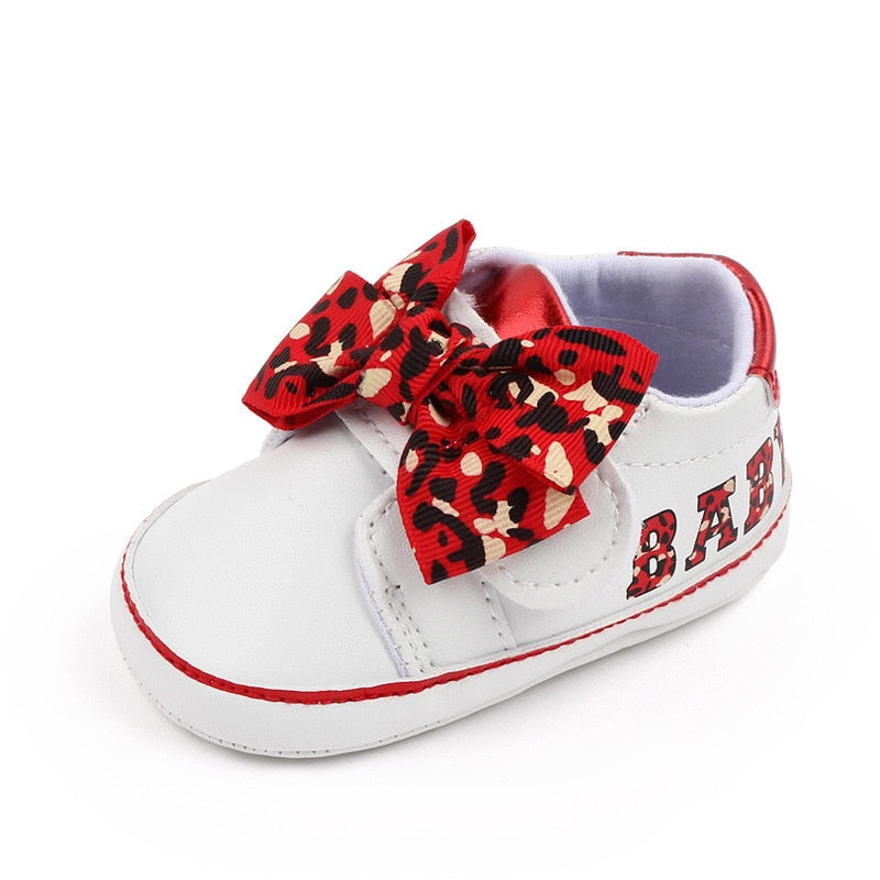 LEOPARD BOW Sneakers