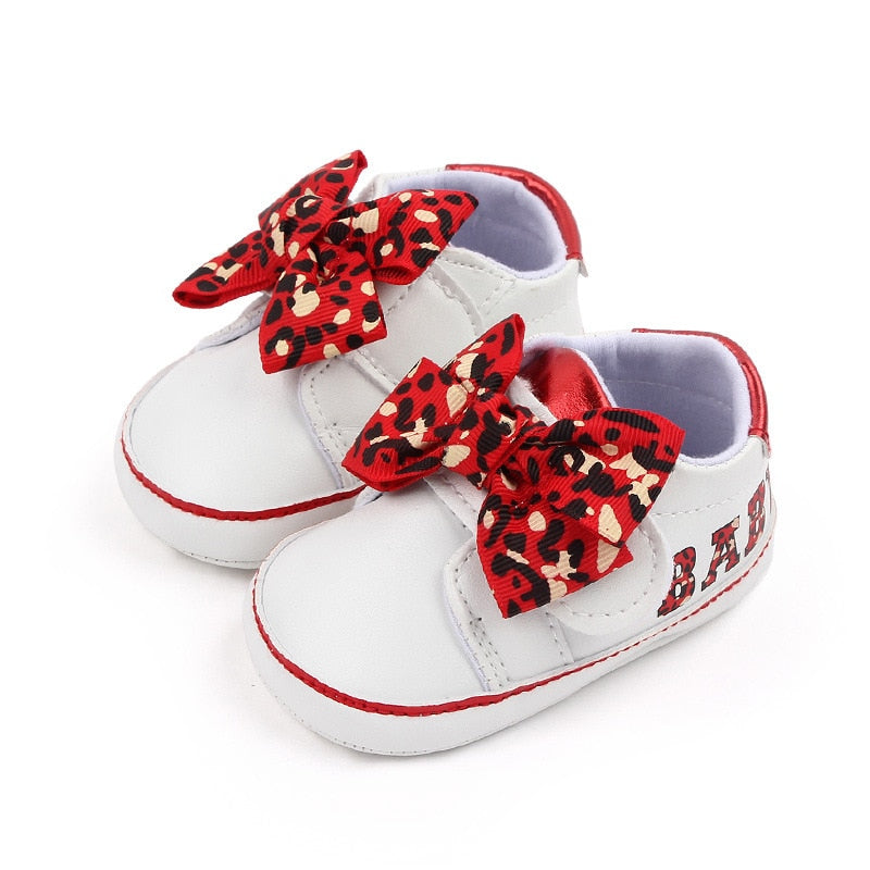 LEOPARD BOW Sneakers