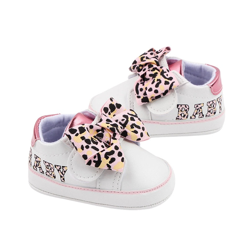 LEOPARD BOW Sneakers