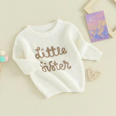 BIG SISTER/LITTLE SISTER Knitted Sweater