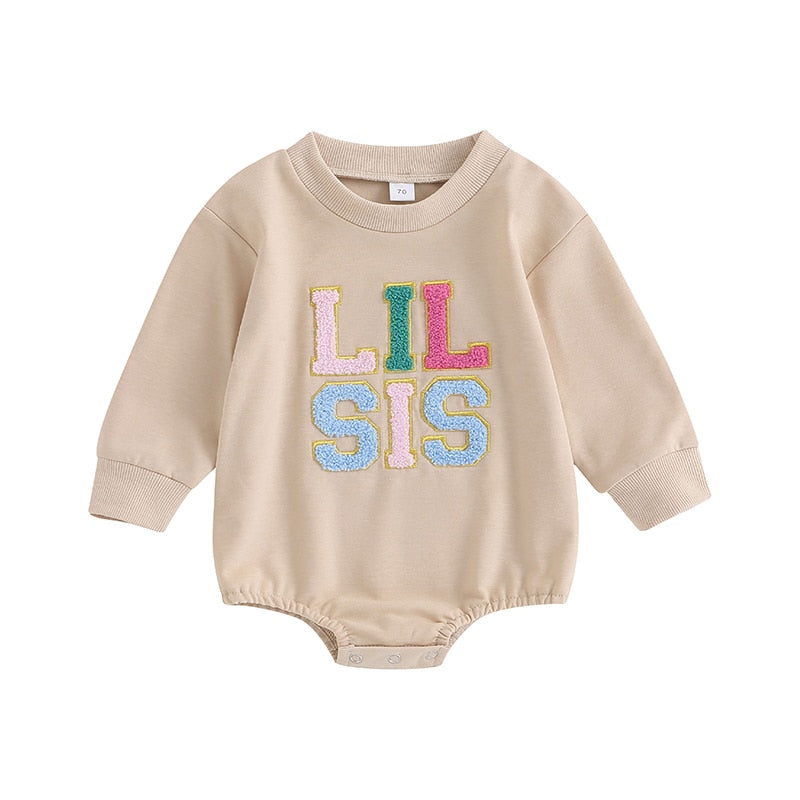 LIL SIS Long-Sleeve Onesie