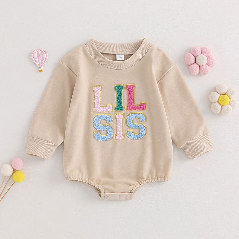 LIL SIS Long-Sleeve Onesie