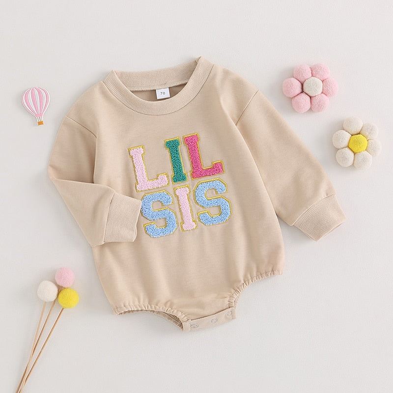 LIL SIS Long-Sleeve Onesie