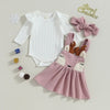 HAPPY DEER Overall Dress Outfit