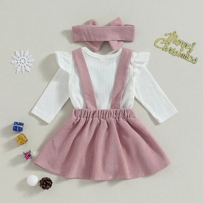HAPPY DEER Overall Dress Outfit