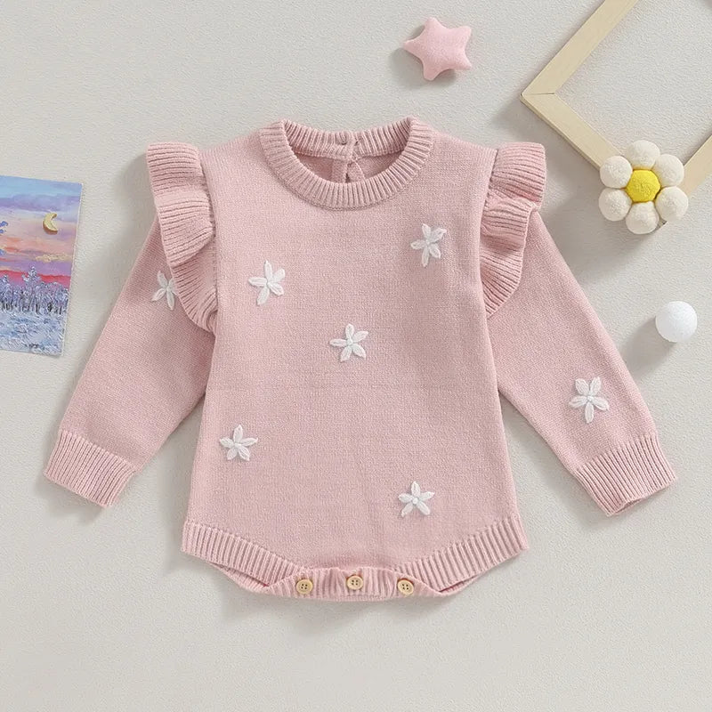 WINTER FLOWERS Romper