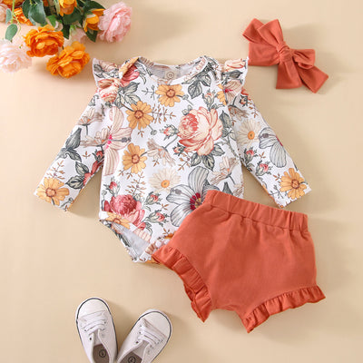 SIENNA Floral Outfit with Headband