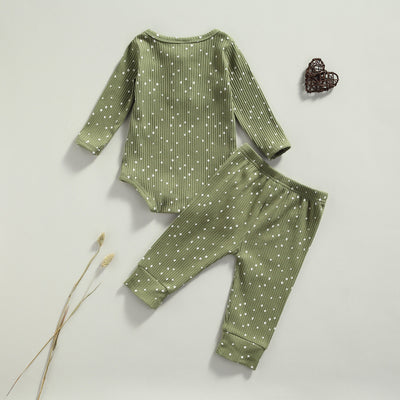 POLKA DOT Ribbed Outfit