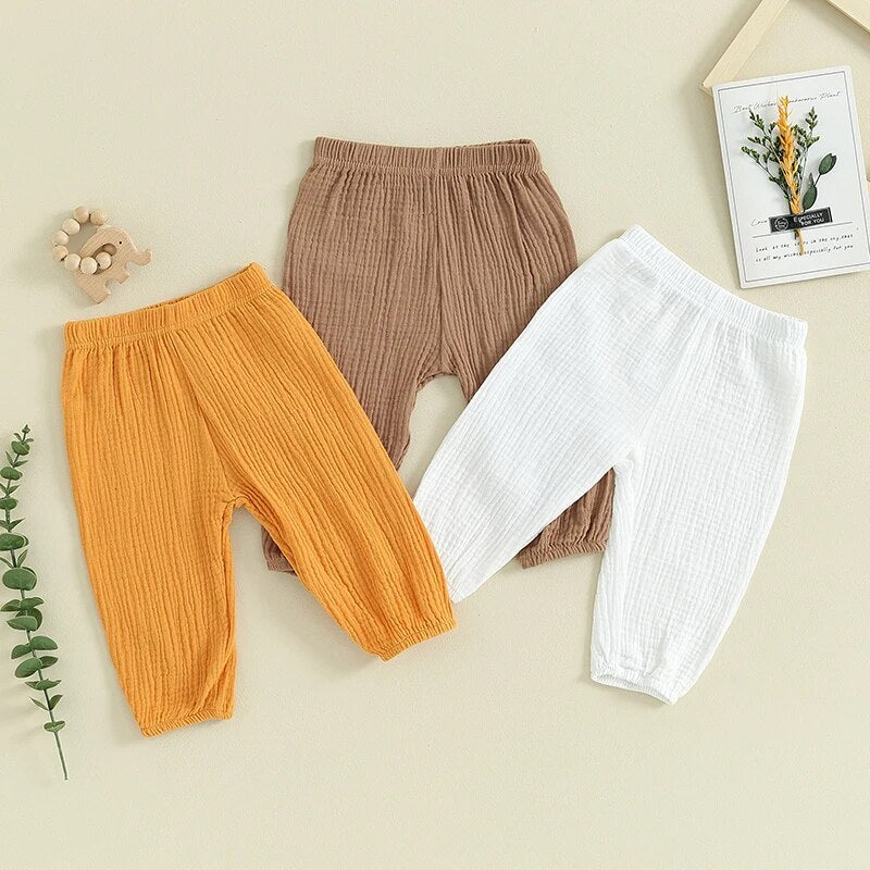 MUSLIN Pants Set of 3