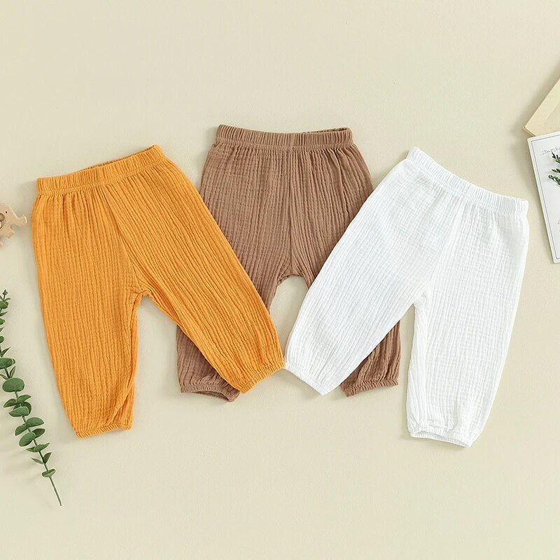 MUSLIN Pants Set of 3