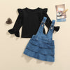ZOLA Denim Overall Skirt Outfit