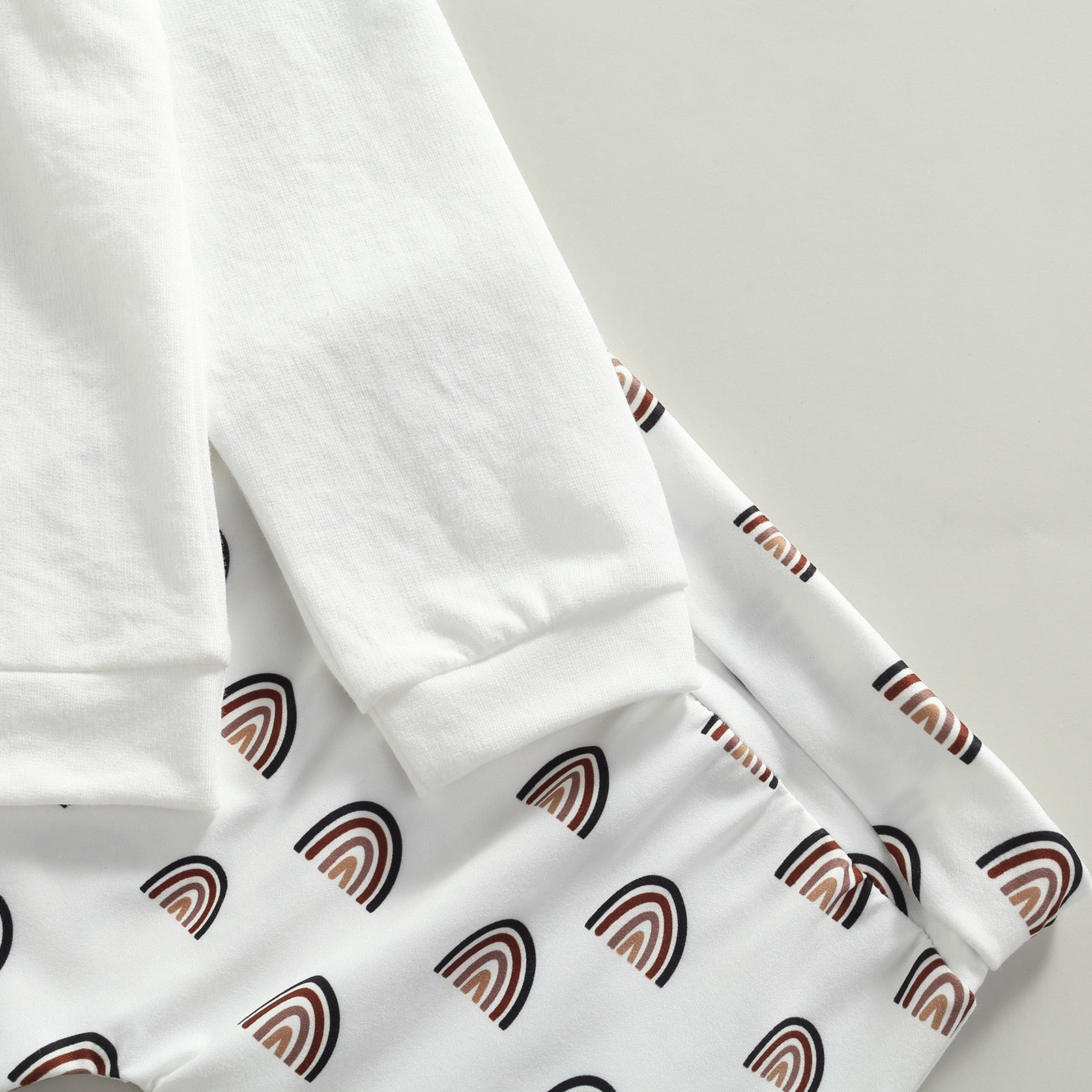 RAINBOW White Knee Patch Outfit