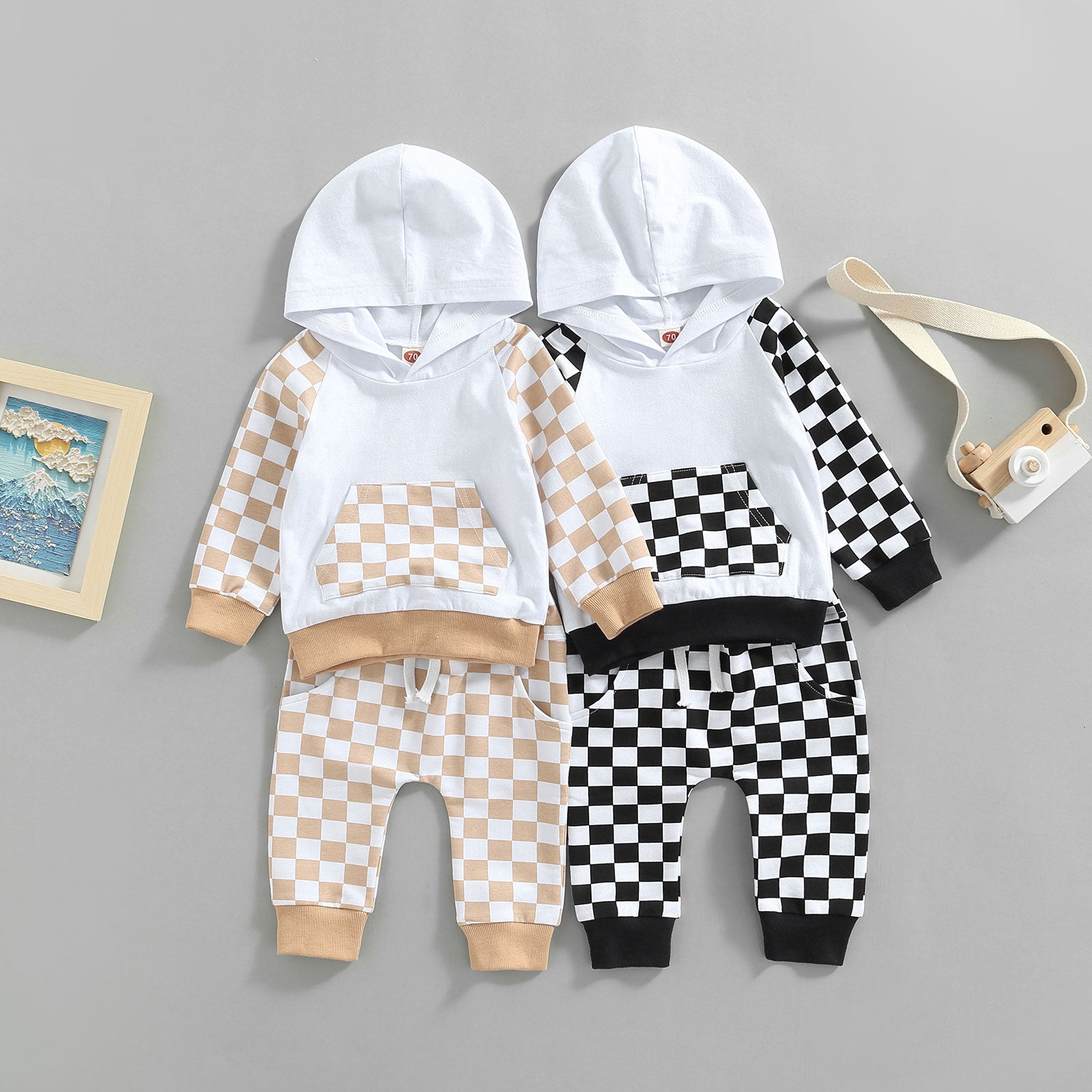 RACER Checkered Hoody Outfit