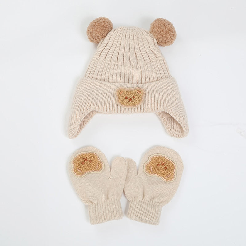 TEDDY Beanie & Mitten Set