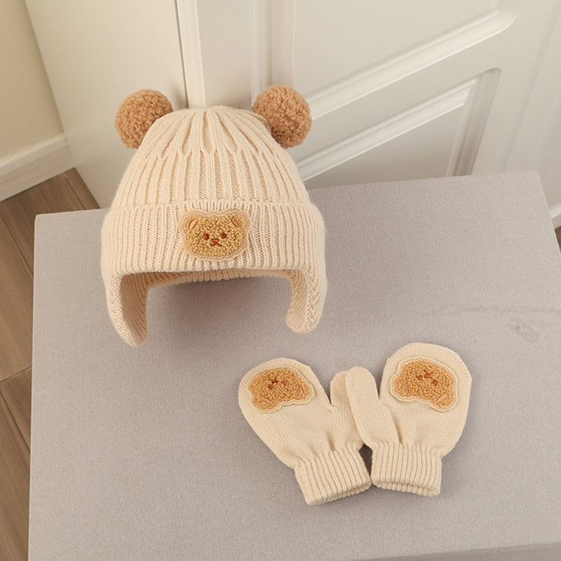 TEDDY Beanie & Mitten Set