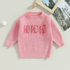 HO HO HO Knitted Sweater