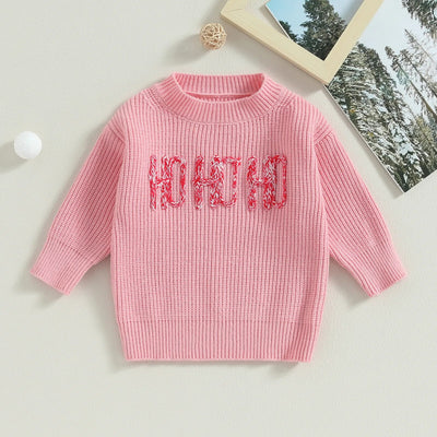 HO HO HO Knitted Sweater