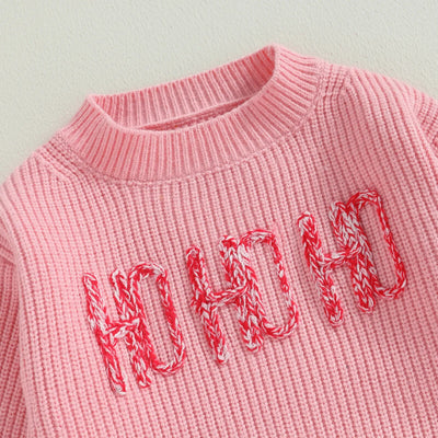 HO HO HO Knitted Sweater