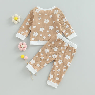 FLOWER Waffle Knit Outfit