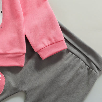 RAINBOW Pink & Gray Outfit