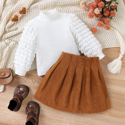 MADISON Puff Sleeve Skirt Outfit
