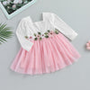 ALLISON Flower Embroidered Tulle Dress