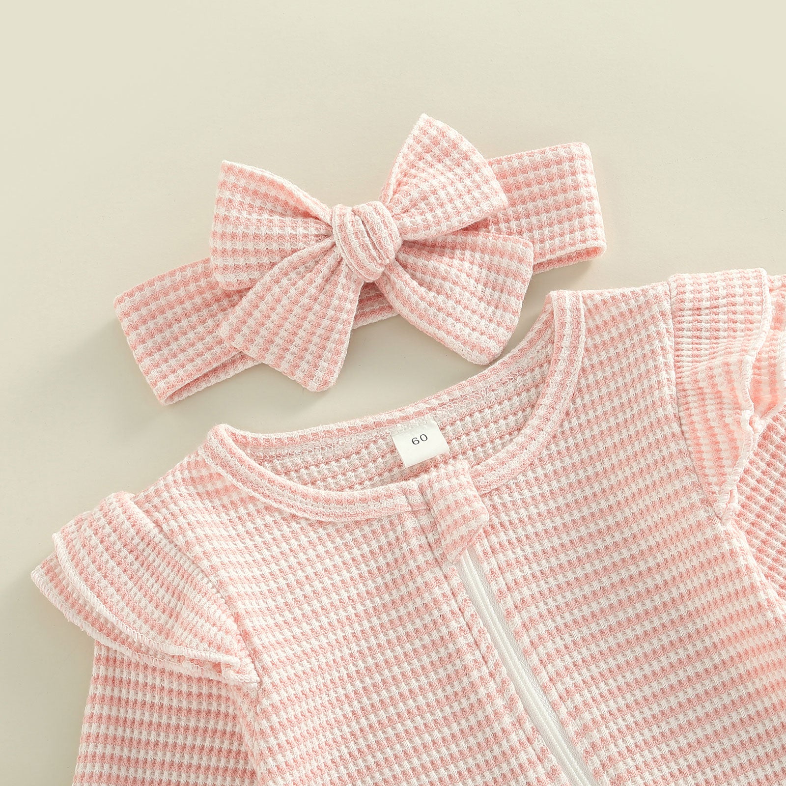 LULLABY Striped Romper with Headband