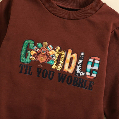 GOOGLE TIL YOU WOBBLE Long-Sleeve Onesie