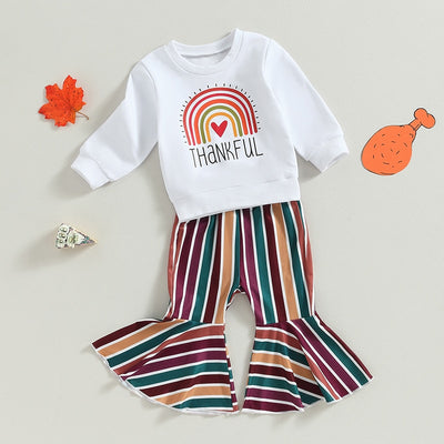 THANKFUL Rainbow Bellbottom Outfit