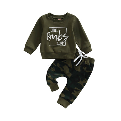 LITTLE BUBS CLUB Camo Outfit