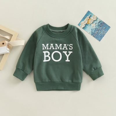 MAMA'S BOY Green Sweater