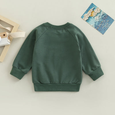 MAMA'S BOY Green Sweater