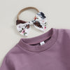 COW GIRL Ruffle Outfit with Headband