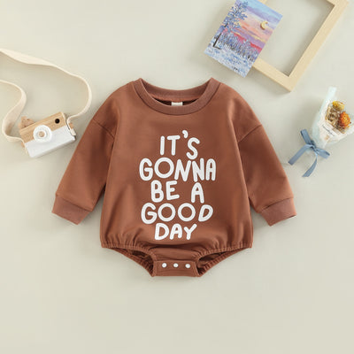 IT'S GONNA BE A GOOD DAY Long-Sleeve Onesie