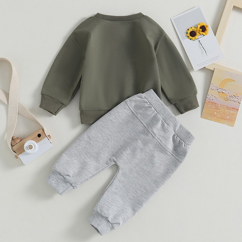 Mamas Boy Baby Outfit CAICJ98 Toddler Baby Boy Fall Winter Clothes