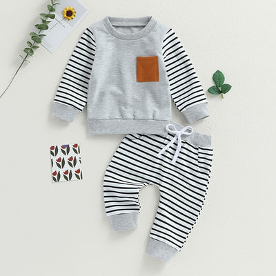 ANDEE Striped Outfit