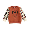 LEOPARD HEART Sweatshirt