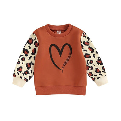 LEOPARD HEART Sweatshirt