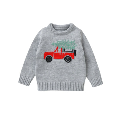CHRISTMAS TRUCK Knitted Sweater